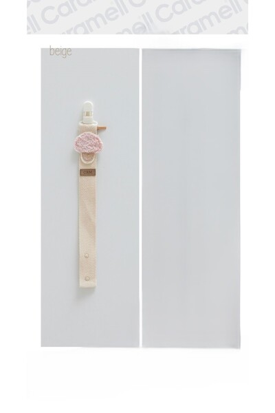 Caramell My Baby Kumsal Basic Çilek Ve Ayıcık Desenli Emzik Askısı 2 Li Set 1982