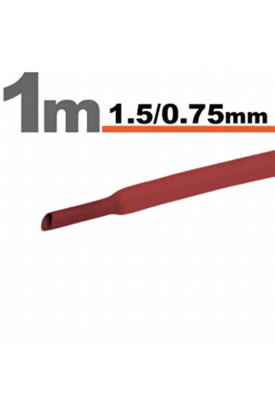 OEM Red heat shrink tube 1.5 /0.75 mm 1m length