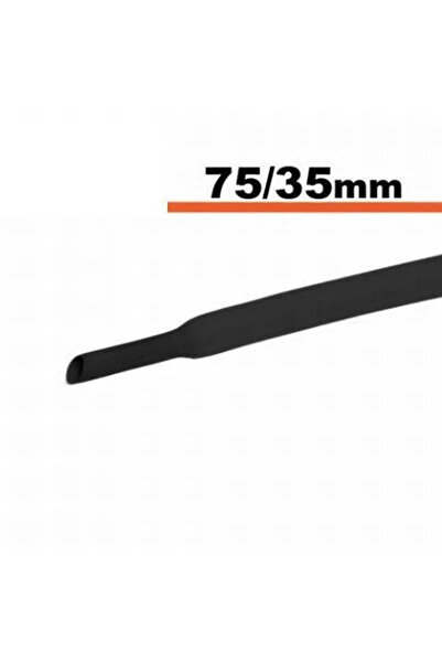 OEM Tub termocontractibil negru 70mm/ 35mm 0.5m
