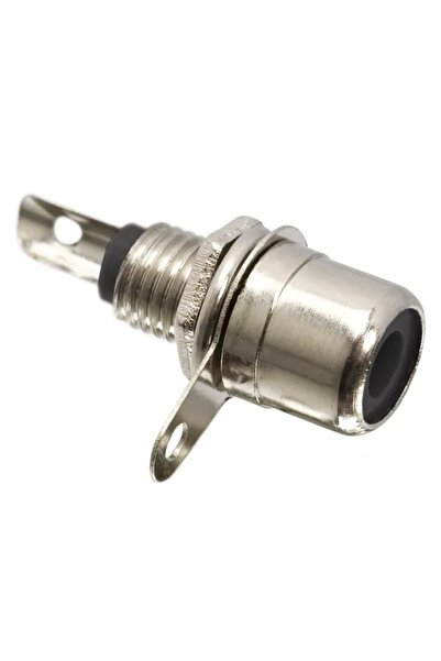 OEM RCA female jack, black nickel-plated panel