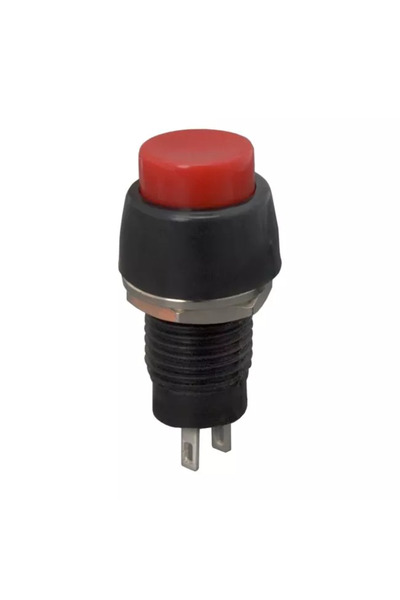 OEM Intrerupator cu apasare 1 circuit 2A 250V OFF-ON rosu cu retinere 09068PI