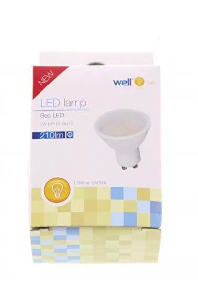 Well Spot LED MR16 GU10 3W 230V lumina rece