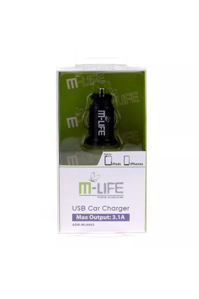 M Life Alimentator auto USB 3.1A M-Life