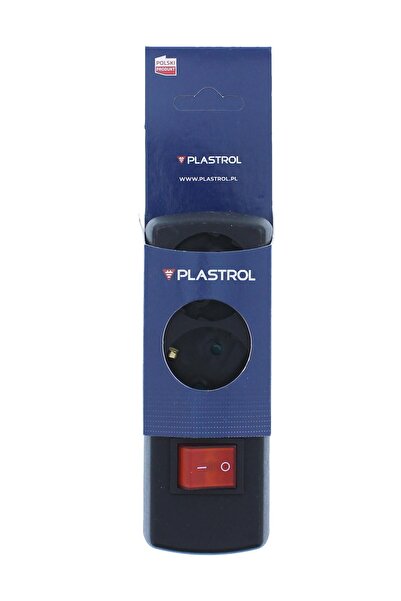 Plastrol Multipriza 2 prize cu intrerupator fara cablu alimentare negru GN-270SWS/BK