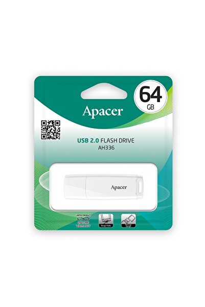 Apacer Flash memory USB2.0 64GB white AH336