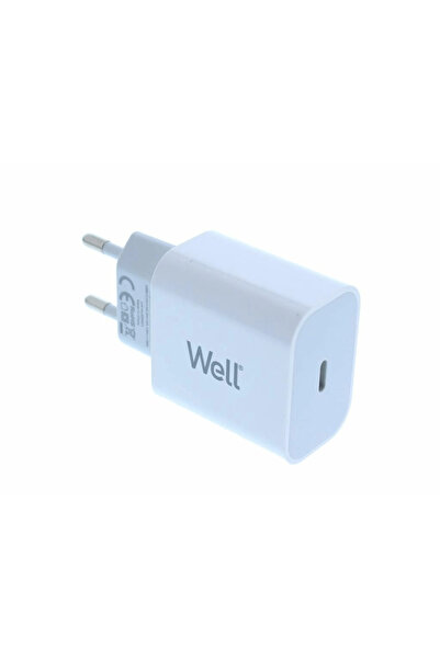 Well Incarcator retea - USB type C PD 20W alb PSUP-USB-WPD12003WE-WL