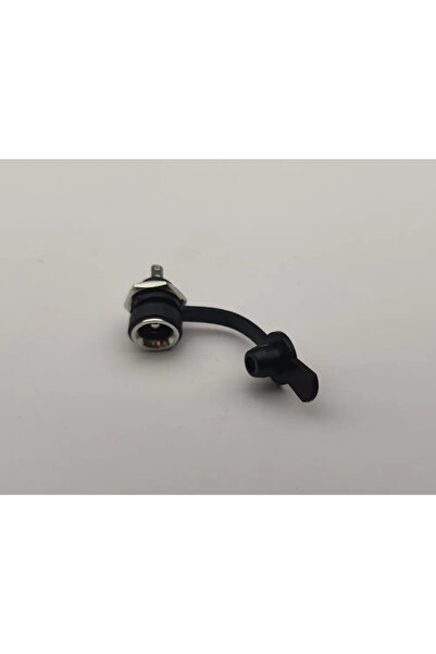 OEM Female panel power plug 5.5x2.1 mm plastic with 6.5 mm internal thread, water resistant
