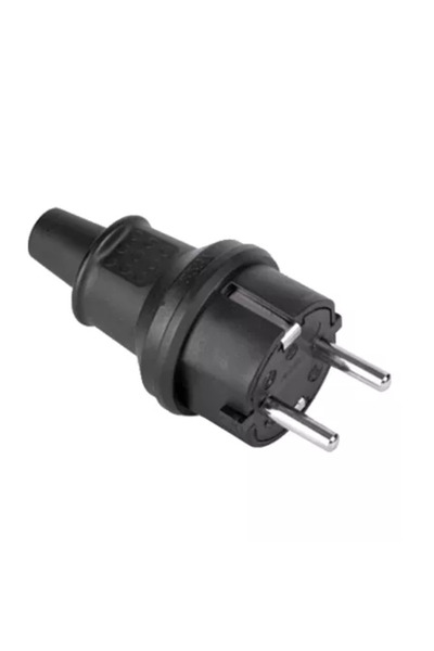 Kemot Stecher 16A 250V IP44 negru 2237