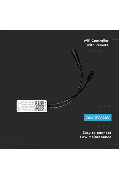 V-TAC Controller banda LED 3IN1 WI-FI RGB 24 butoane SKU-2902