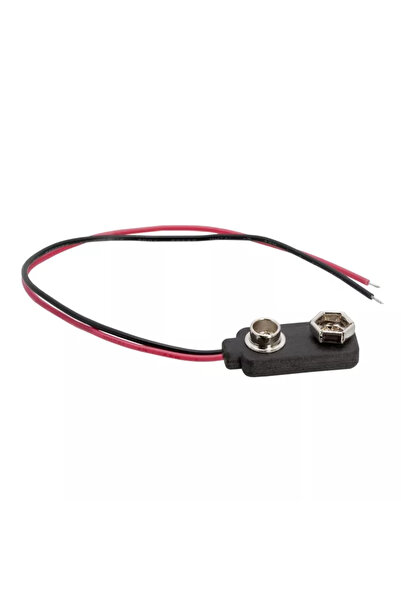 OEM Conector baterie 9V ranforsat pe fir 15cm