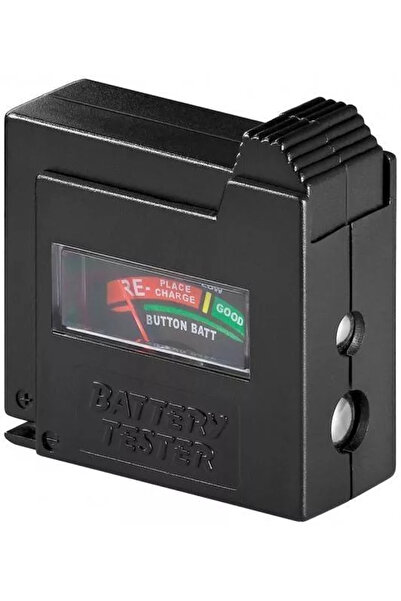 goobay Δοκιμαστής μπαταρίας με αναλογική οθόνη για AAA AA C D 9V και N