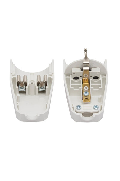 OEM Schuko socket male flywheel plastic material 250V 50Hz white 05937