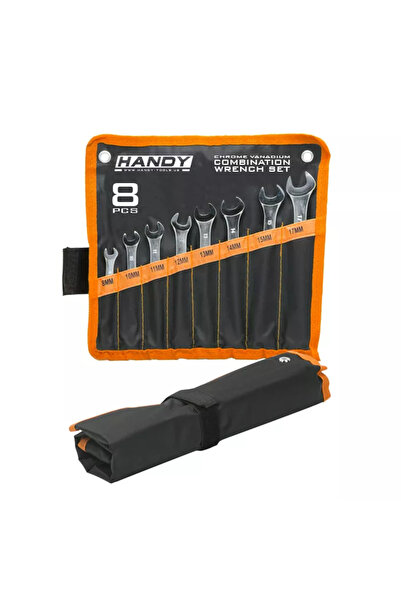 Handy Σετ chei 8 piese combinate cu husa depozitare din poliester