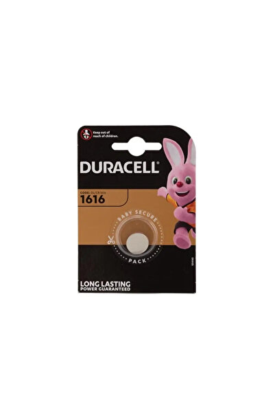 Duracell Battery CR1616 3V LITHIUM 16x1.6mm
