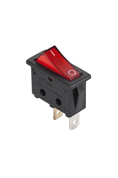 OEM Intrerupator cu retinere 2 pini 16A 250V ON-OFF rosu