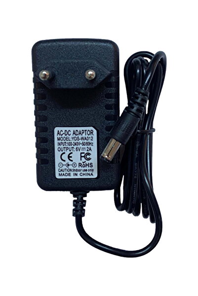 OEM Switching power supply - 6V 2A with 5.5/2.5mm plug (520)