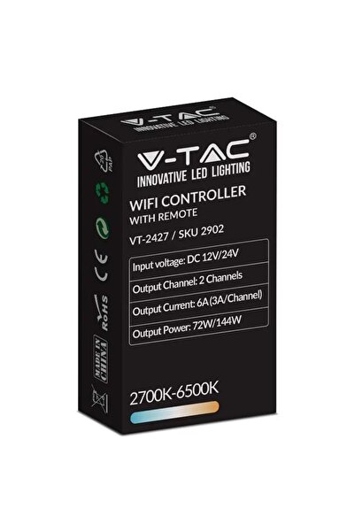 V-TAC Controller banda LED 3IN1 WI-FI RGB 24 butoane SKU-2902
