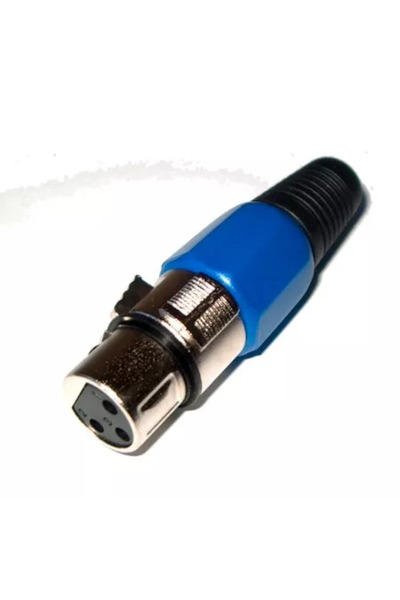 OEM Mufa XLR mama albastru