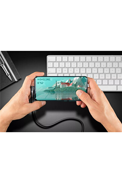 goobay USB TYPE C male to USB A 3.0 male cable 90 degree angle 1m 15W 5Gbps