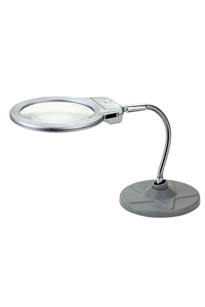 OEM Lupa de birou brat flexibil lumina LED 3x AAA 2-5X ZD-126-1