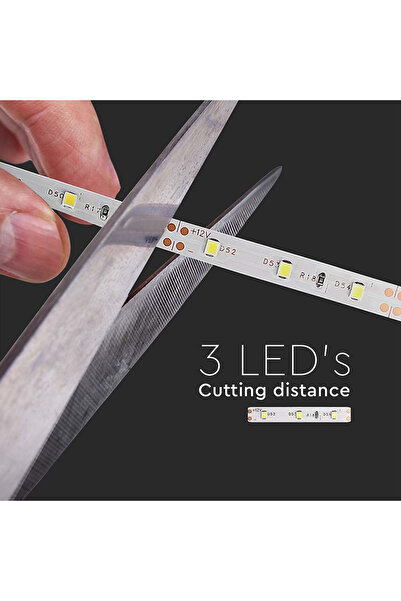 V-TAC LED strip SMD3528 red IP20 5m SKU-212015