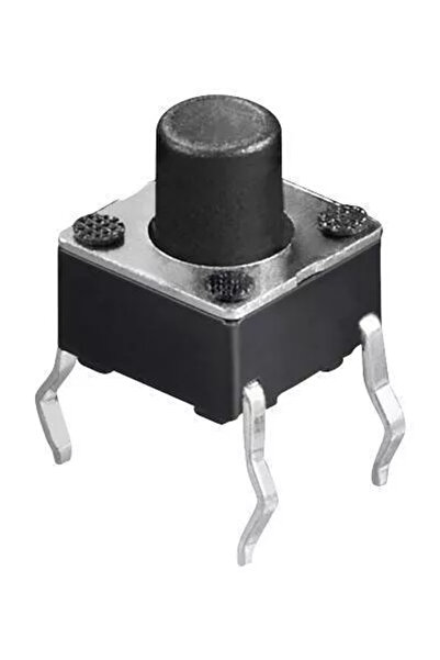 OEM Buton microcontact 4 pini OFF-ON fara retinere 6x6mm buton 4mm de la PCB 7mm