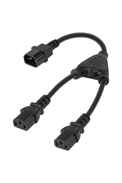OEM Power splitter cable PC C14 - 2x C13 2300W 10A 250V