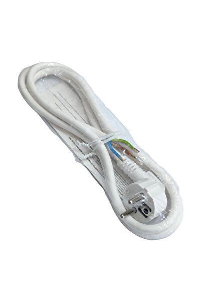 Wconn Cordon alimentare Schuko - fire libere 1.5m alb 16A 3500W 3x1.5mm2 cupr...