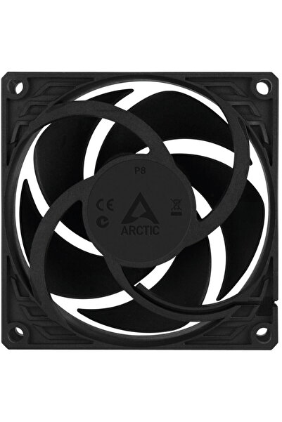 Arctic Cooling Fan ARCTIC P8 80x80x25mm 5000rpm PWM 4-pin black ACFAN00286A