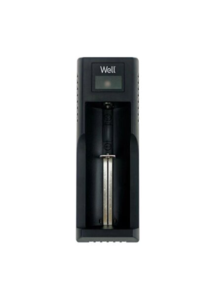 Well Φορτιστής μπαταρίας ιόντων λιθίου 1 κανάλι Pace USB 10400 14500 16340 17...