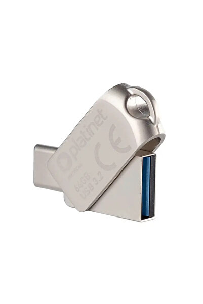 Platinet Flash drive PMFMC64 USB-C 3.2 64GB