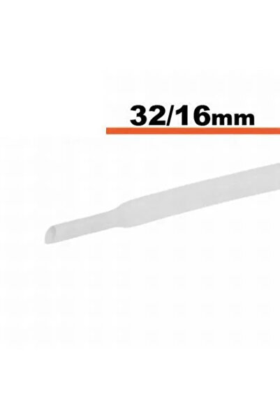 OEM Tub termocontractibil alb 32mm/ 16mm 0.5m