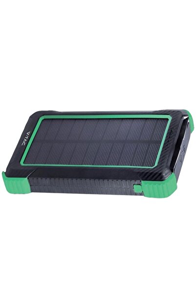 V-TAC POWER BANK 10000mAh with solar and Wireless charging SKU-7835