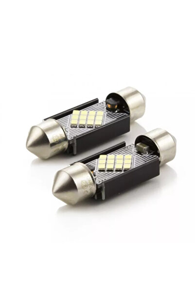 CarGuard Set LED auto 41mm C5W si C10W pentru interior / portbagaj 12V 3W 240lm alb Canbus 2buc