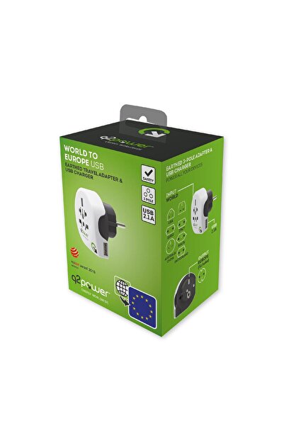 OEM Travel adapter World to Europe + USB Q2 AUSTRALIA CHINA ITALY UK CH BRAZIL USA EURO 16A 1.100110