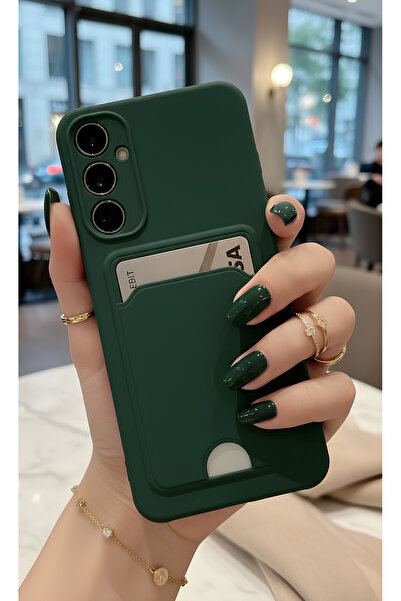 TechTrove Samsung Galaxy A36 Kılıf Kart ve Resim Bölmeli Soft Renkli Silikon ...