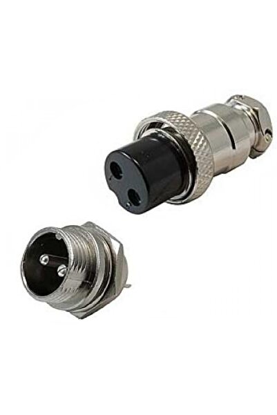 OEM Conector MICROFON MARE 2 Pini set Mama+Tata 20 mm