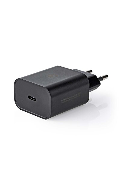 Nedis Mains charger 3A 1-output USB type C PD 18W black