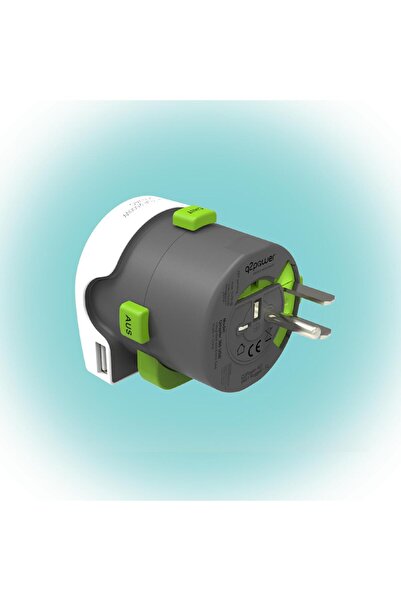 OEM Qdapter travel adapter +USB AUSTRALIA CHINA IT UK CH BRAZIL USA EURO 2.100110