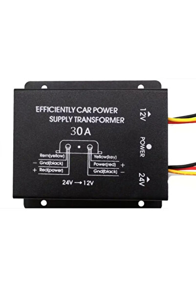 OEM Car converter IN 24V input to OUT 12V /30A output (559)