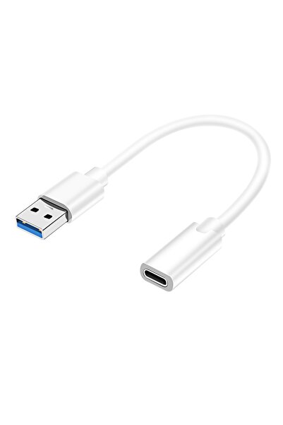 OEM OTG cable USB 3.0 A male - USB 3.1 female 0.1m white