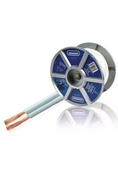 Bandridge Cablu difuzor cupru OFC 2x0.75mm² alb LC1079