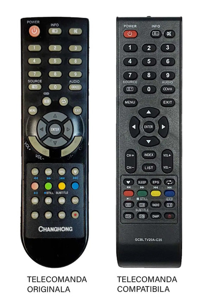 OEM Telecomanda inlocuitoare TV Chanchong LCD compatibil cu originalul (28-1)