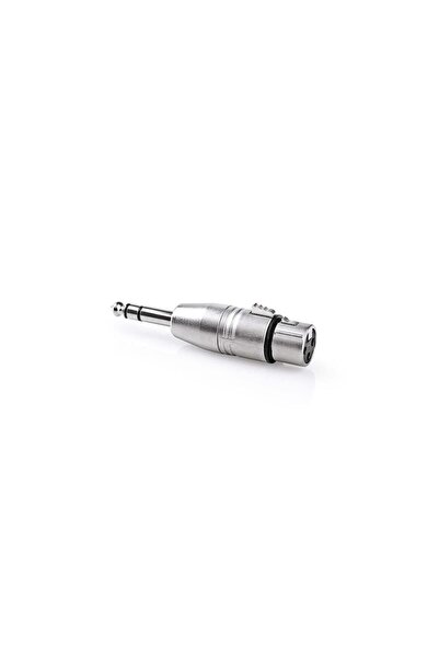 Nedis Adaptor audio stereo Jack tata 6.35 mm - XLR mama 3 pini Metal CAGP15941ME