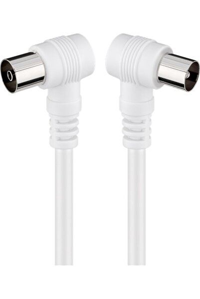 goobay Cablu coaxial 90 grade la coaxial 90 grade 2.5m dublu ecranat