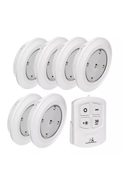 OEM Σετ 6 λαμπτήρων LED με τηλεχειριστήριο MCE0165