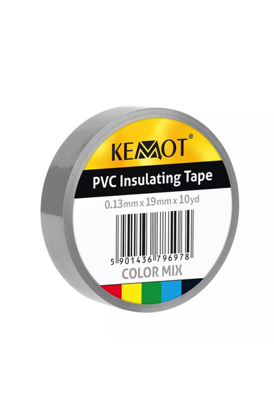 Kemot Μονωτική ταινία 0,13x19x10YD γκρι