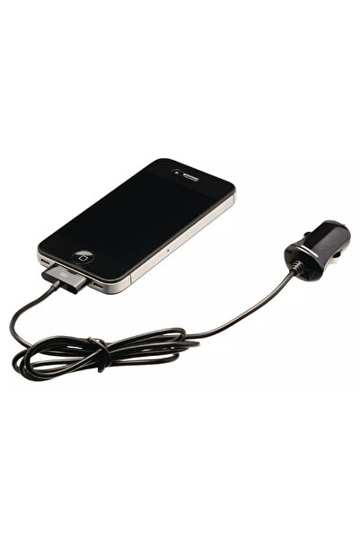 VALUELINE Incarcator auto 12-16V - iPhone cu 30pini 1m negru