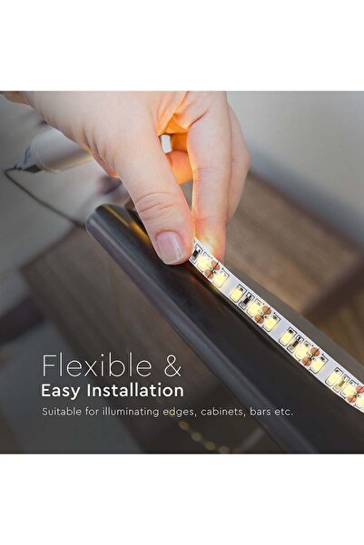 V-TAC Banda LED SM2835 24V 12W/m 168LED/m 1680lm/m 4000K IP20 5M SKU-212597