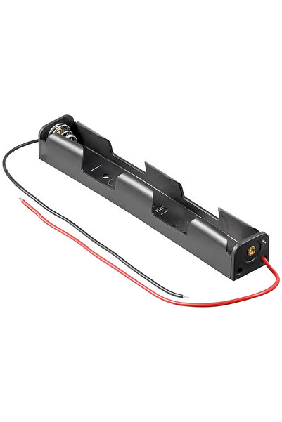 goobay Suport baterii 2x AA R6 cu Capete de cablu libere 11983